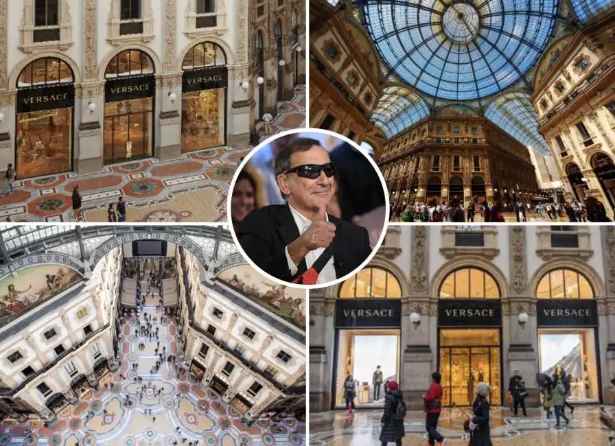 galleria vittorio emanuele ii milano versace dior beppe sala