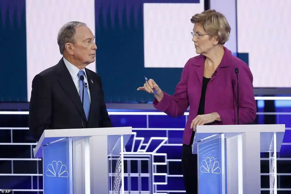 mike bloomberg elizabeth warren