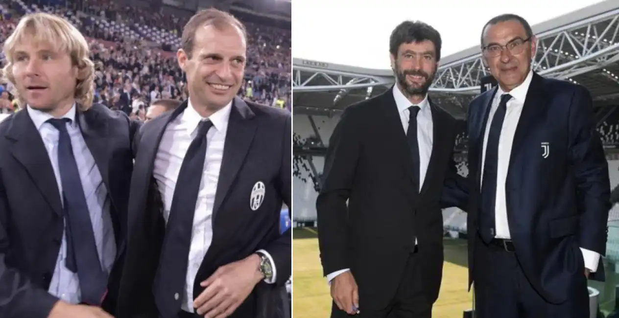 nedved allegri agnelli sarri