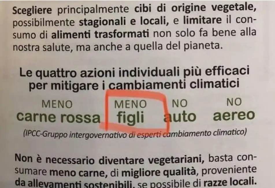 opuscolo cambiamenti climatici