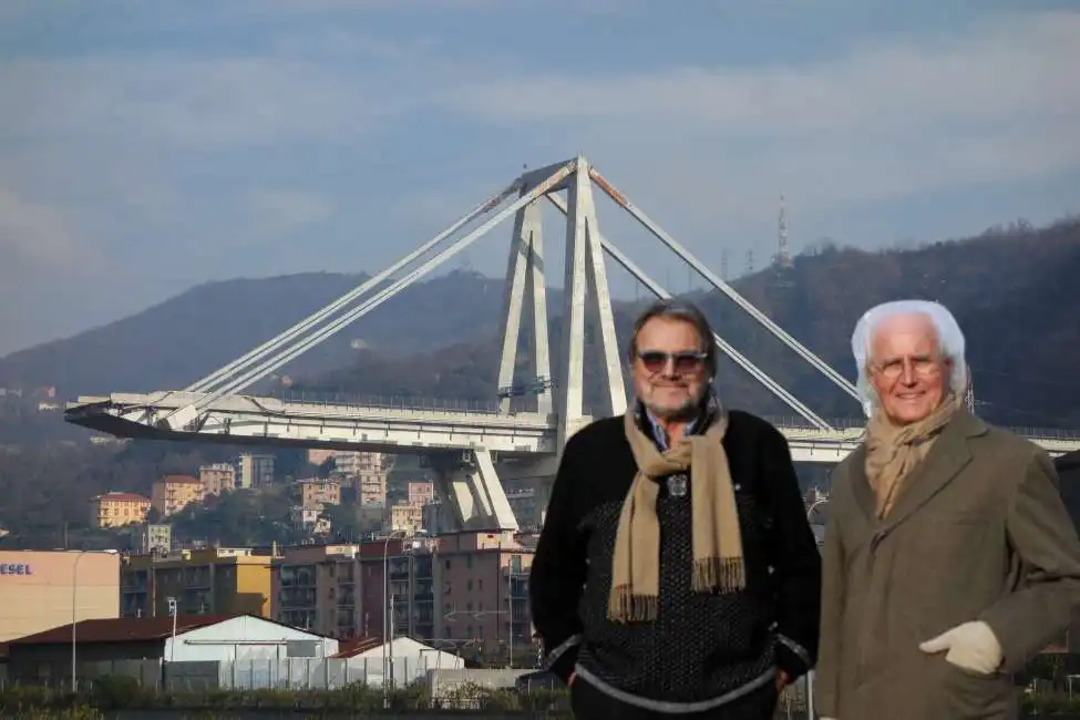 ponte morandi luciano benetton oliviero toscani