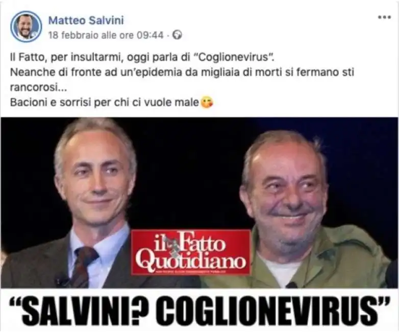 salvini travaglio vauro