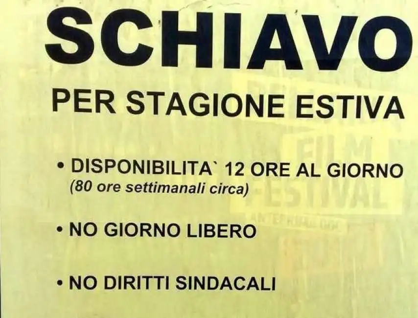 schiavo lavoro