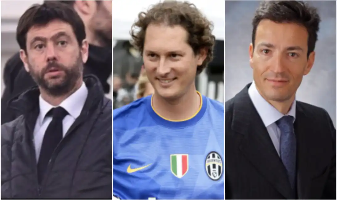 andrea agnelli john elkann alessandro nasi