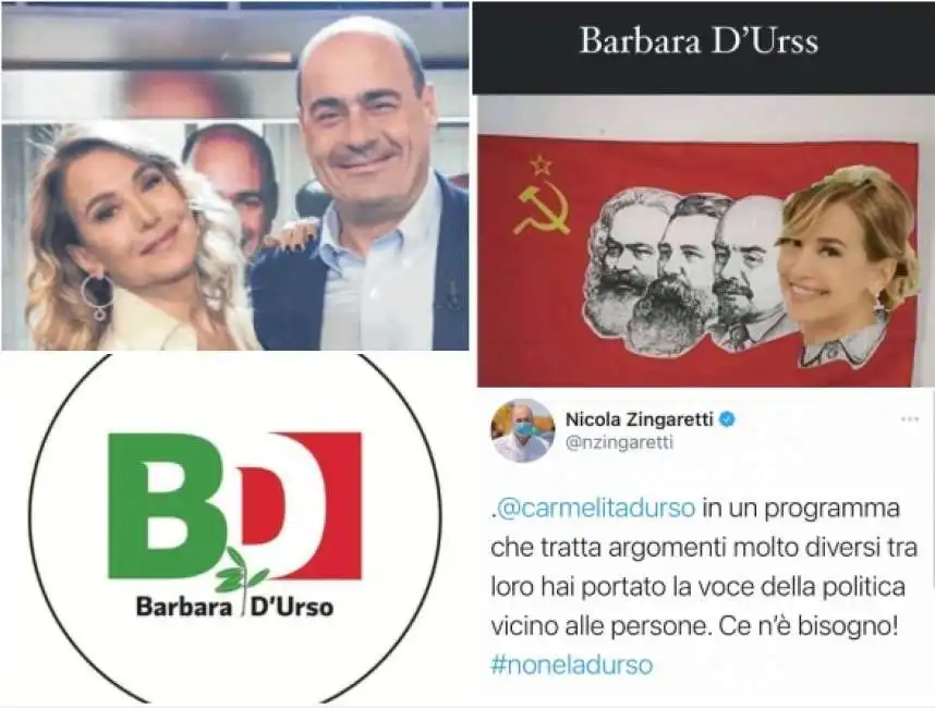 barbara durso zingaretti d'urso