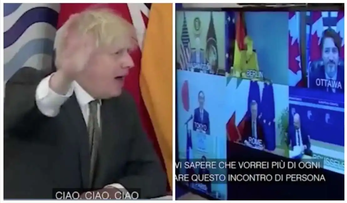 boris johnson angela merkel g7