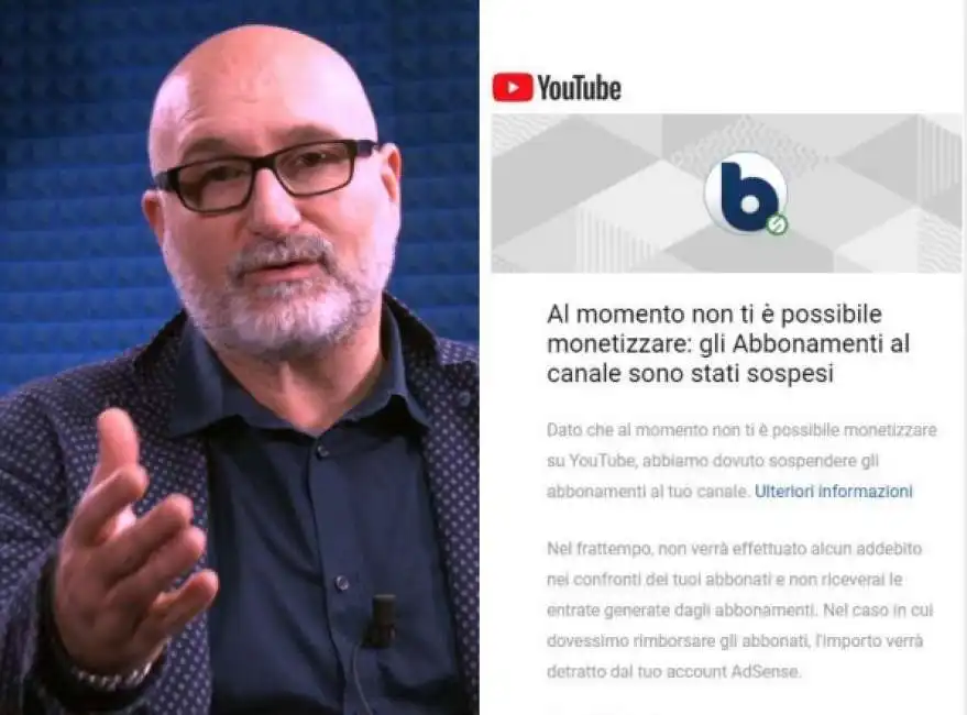 claudio messora youtube censura byoblu 