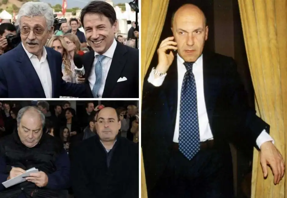 claudio velardi nicola zingaretti goffredo bettini massimo d'alema giuseppe conte