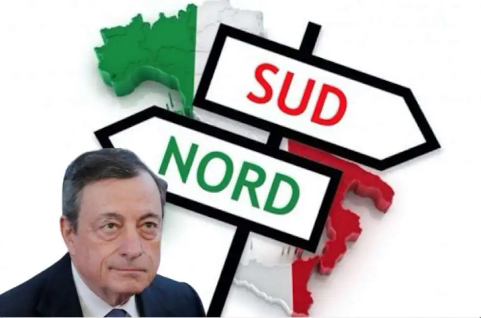 draghi italia nord sud