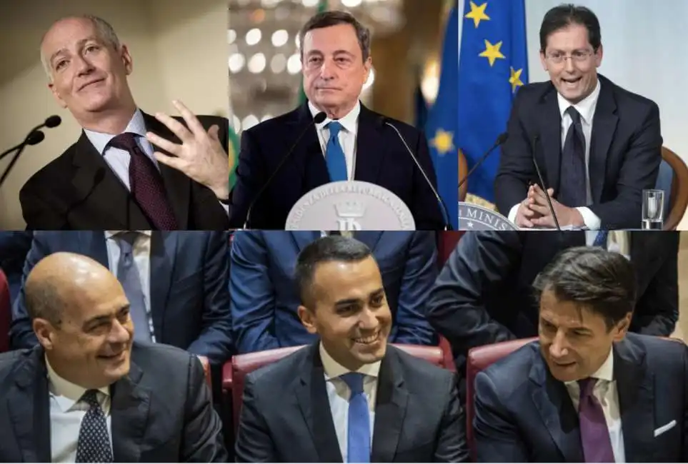 garofoli gabrielli draghi di maio conte zinga