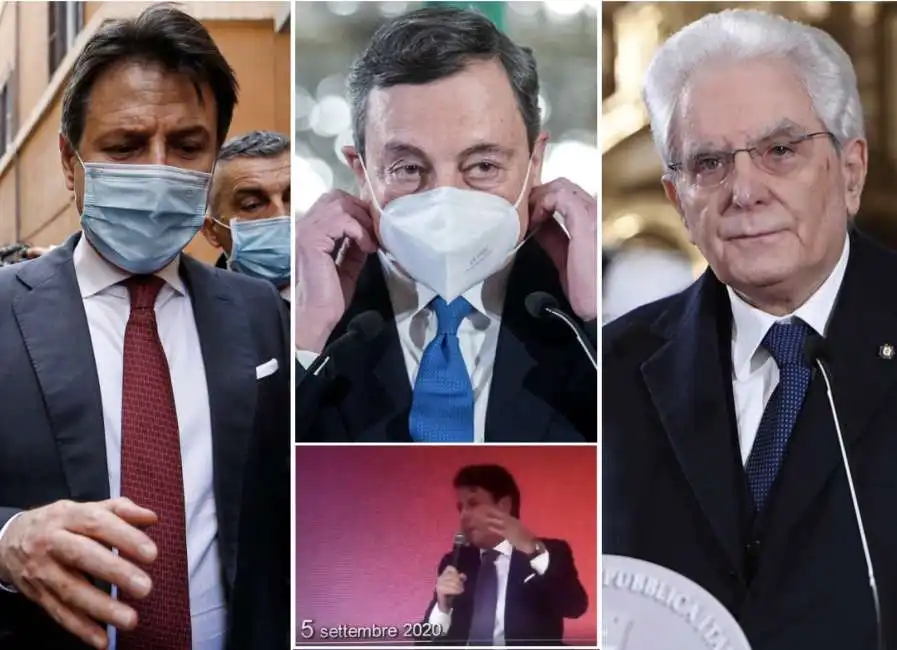 giuseppe conte mario draghi sergio mattarella