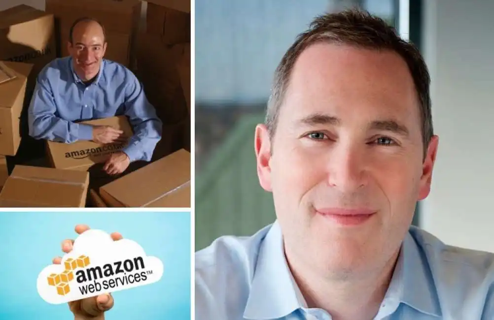 jeff bezos andy jassy amazon web services