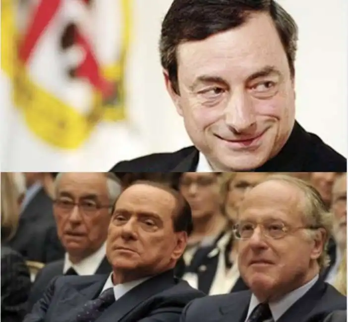 mario draghi berlusconi scaroni