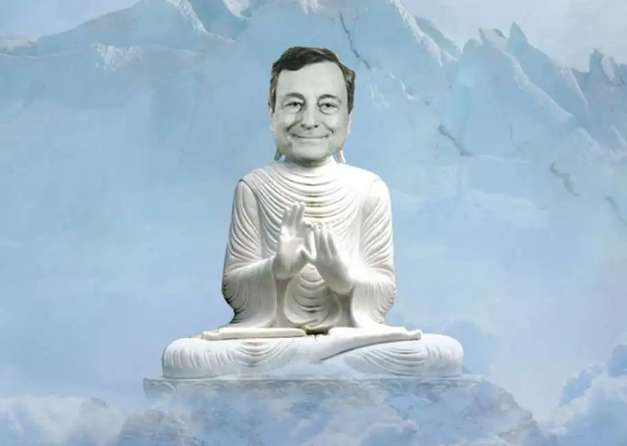 mario draghi buddha