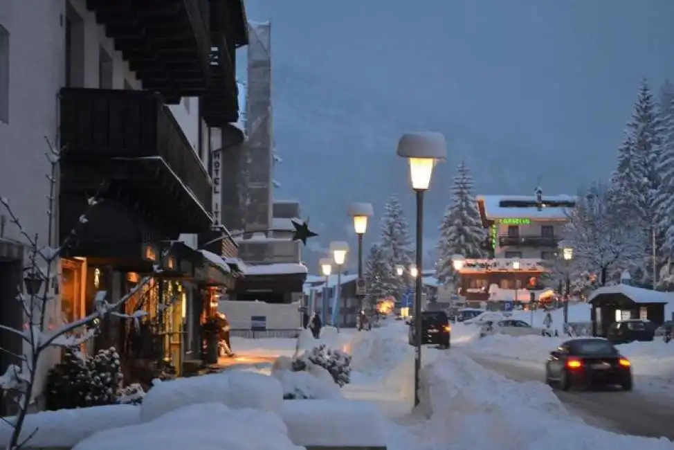 nevicata a cortina