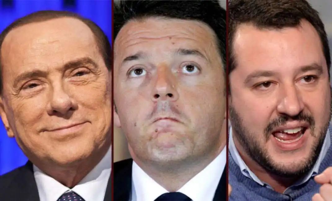 salvini renzi berlusconi