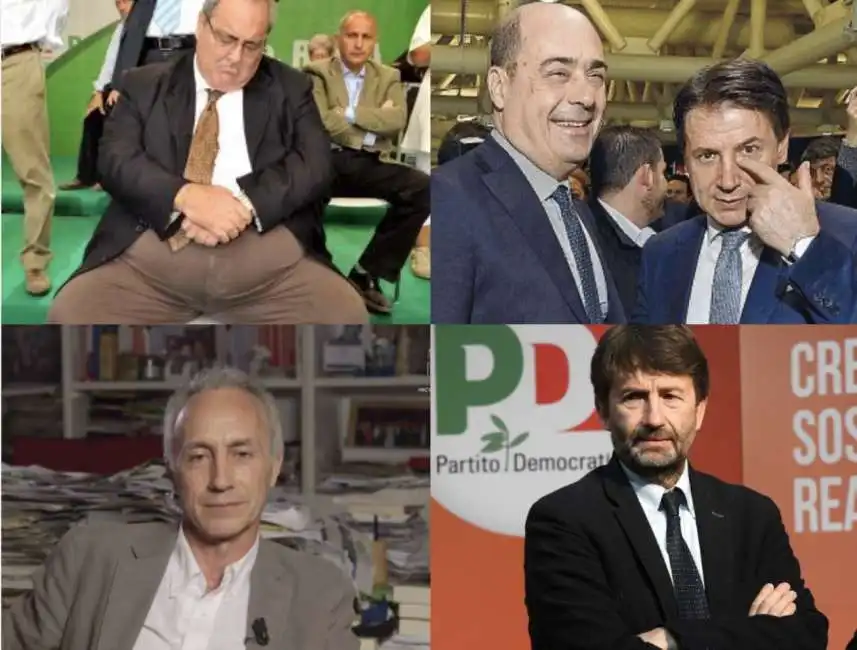 travaglio zingaretti conte franceschini bettini