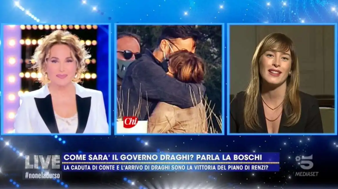 maria elena boschi a live non e' la d'urso