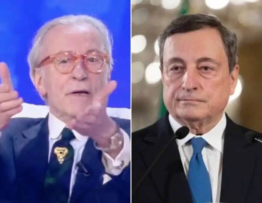 vittorio feltri mario draghi