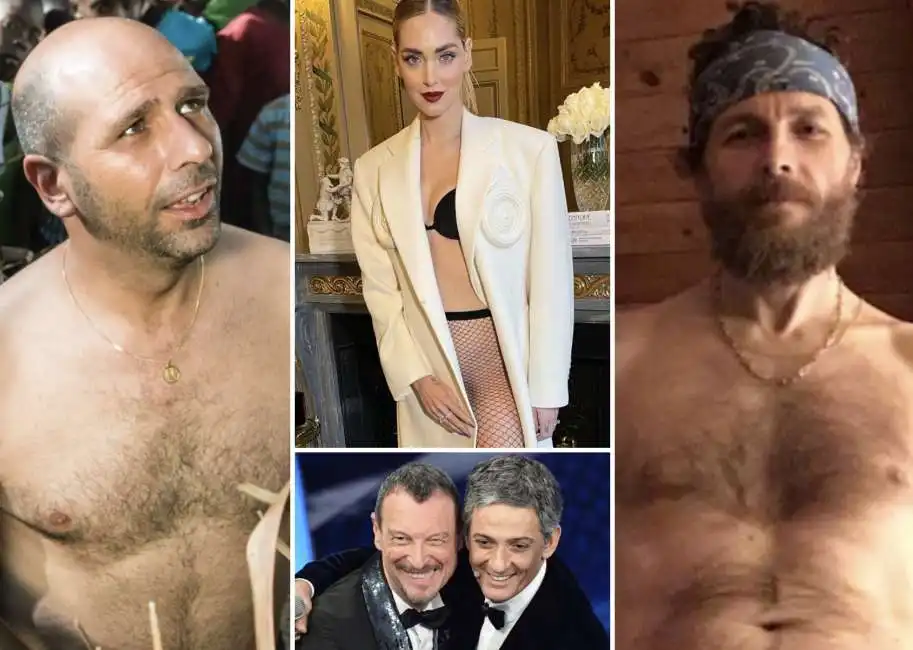 2022sanremo checco zalone jovanotti chiara ferragni amadeus fiorello 