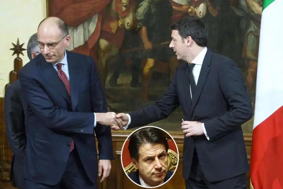 enrico letta matteo renzi giuseppe conte 