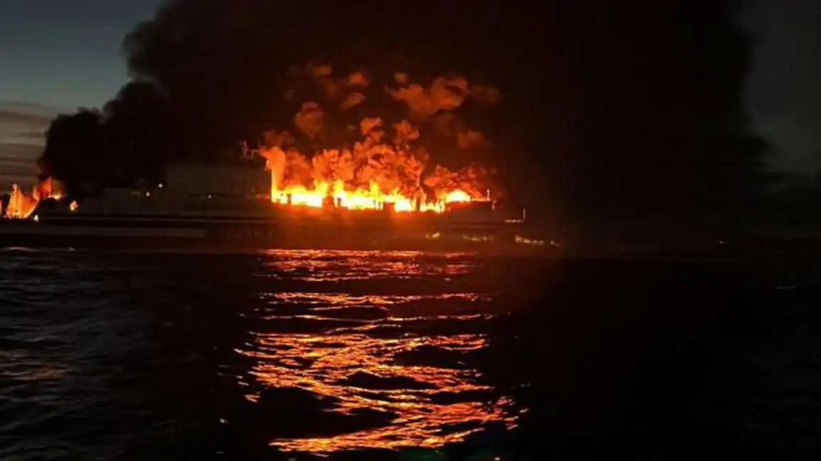 incendio euroferry olympia