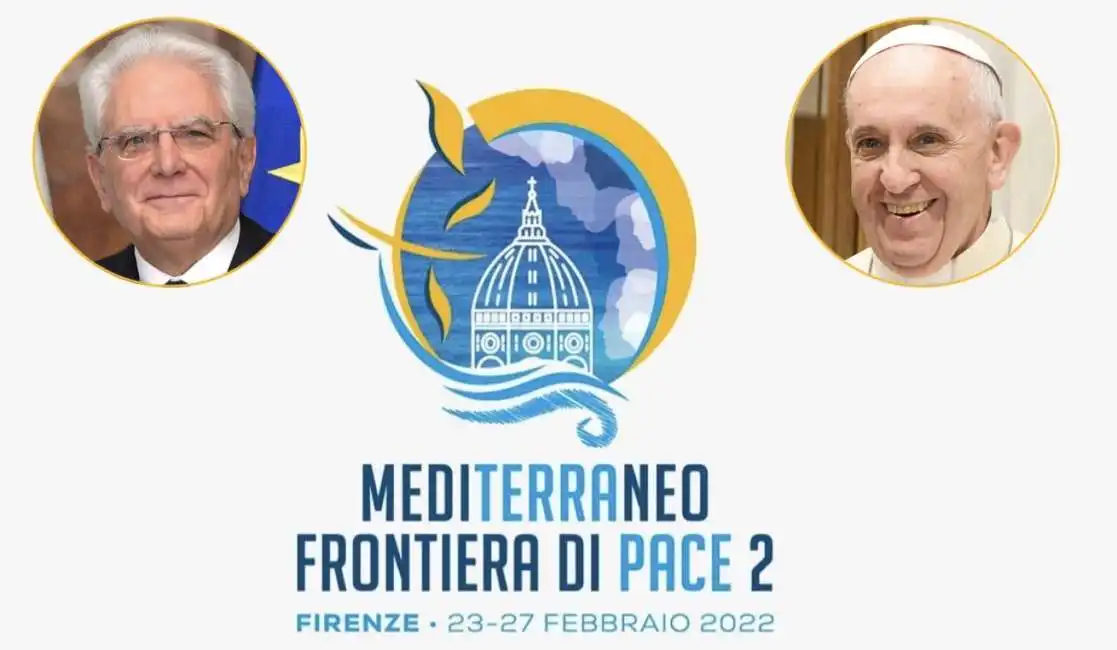 mediterraneo frontiera di pace sergio mattarella papa francesco bergoglio 