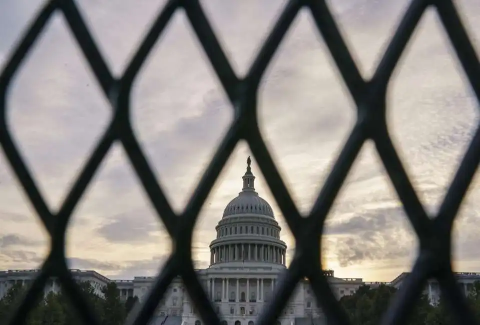 recinzione intorno a capitol hill