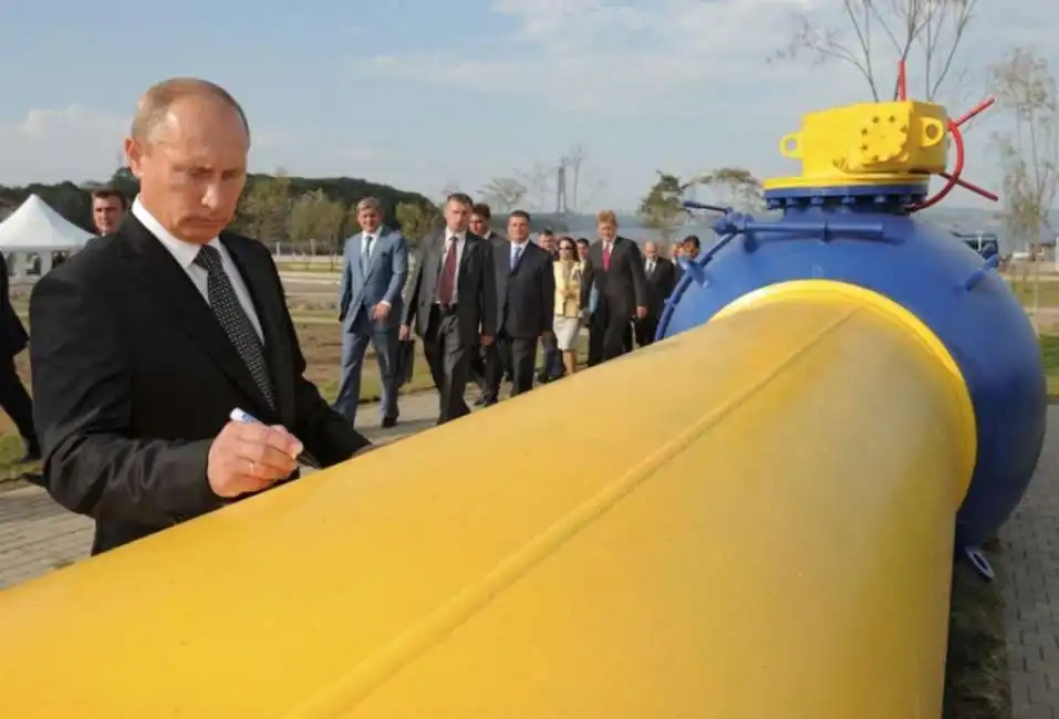 vladimir putin gas gasdotto 