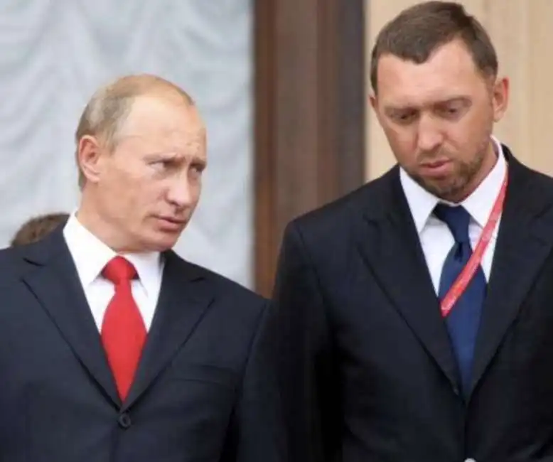 vladimir putin oleg deripaska