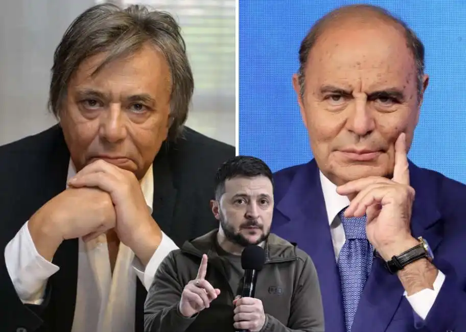 bruno vespa carlo freccero volodymyr zelensky 