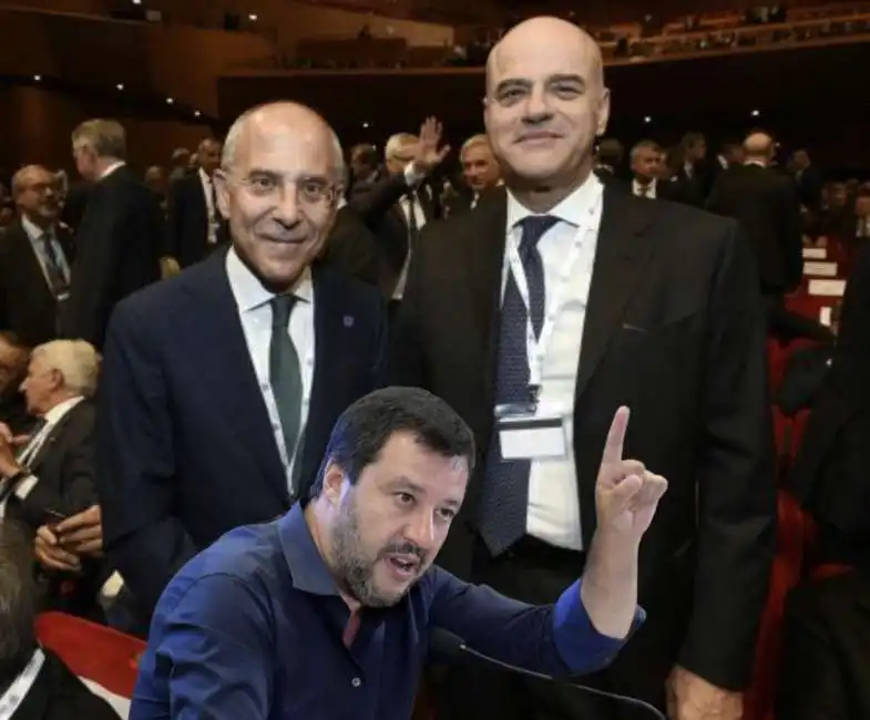 claudio descalzi francesco starace matteo salvini 