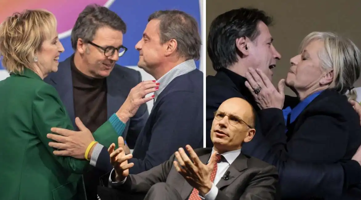 enrico letta carlo calenda matteo renzi letizia moratti donatella bianchi giuseppe conte 