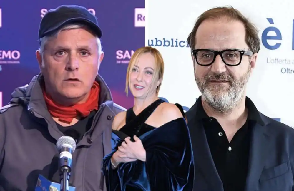 enrico lucci stefano coletta giorgia meloni sanremo 2023 2023sanremo 