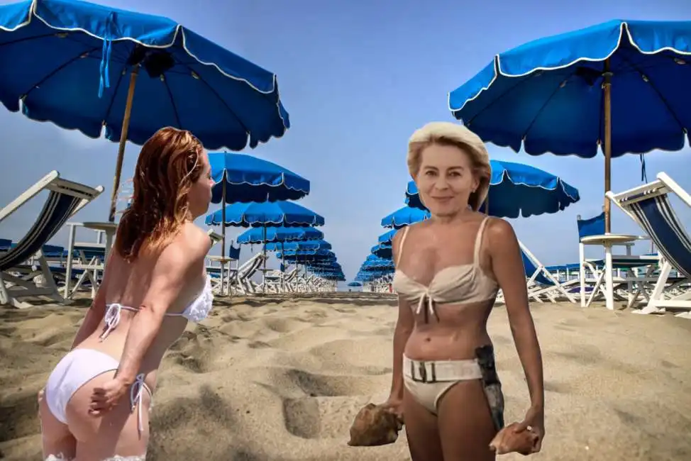 giorgia meloni ursula von der leyen concessioni balneari spiaggia spiagge 