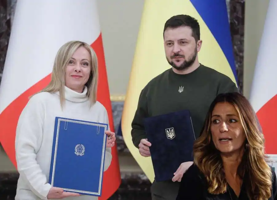 giorgia meloni volodymyr zelensky monica guerzoni 