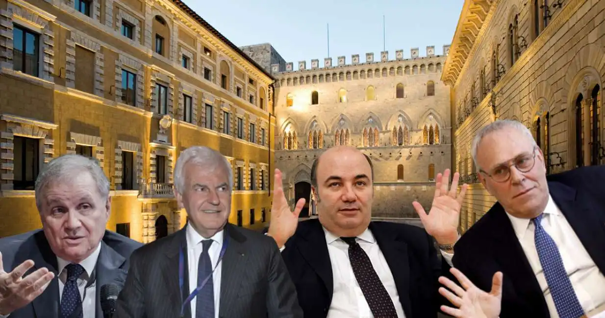 ignazio visco alessandro profumo fabrizio viola francesco greco mps monte paschi siena