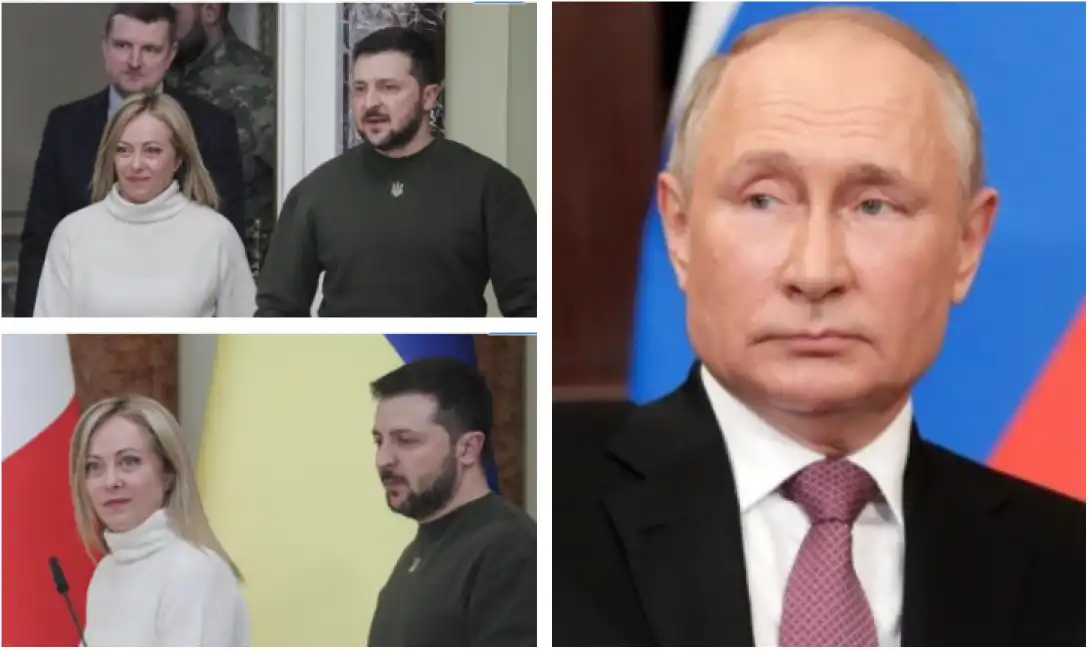 meloni zelensky putin