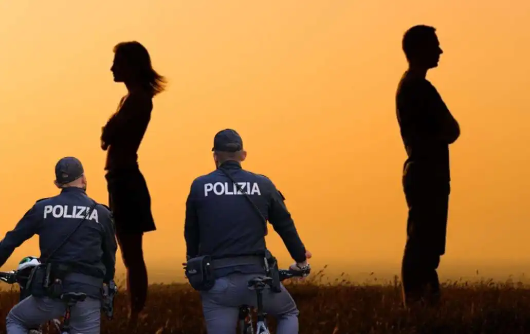 polizia coppia roma litigio droga