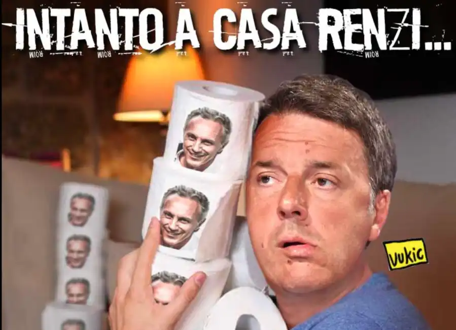 renzi travaglio by vukic