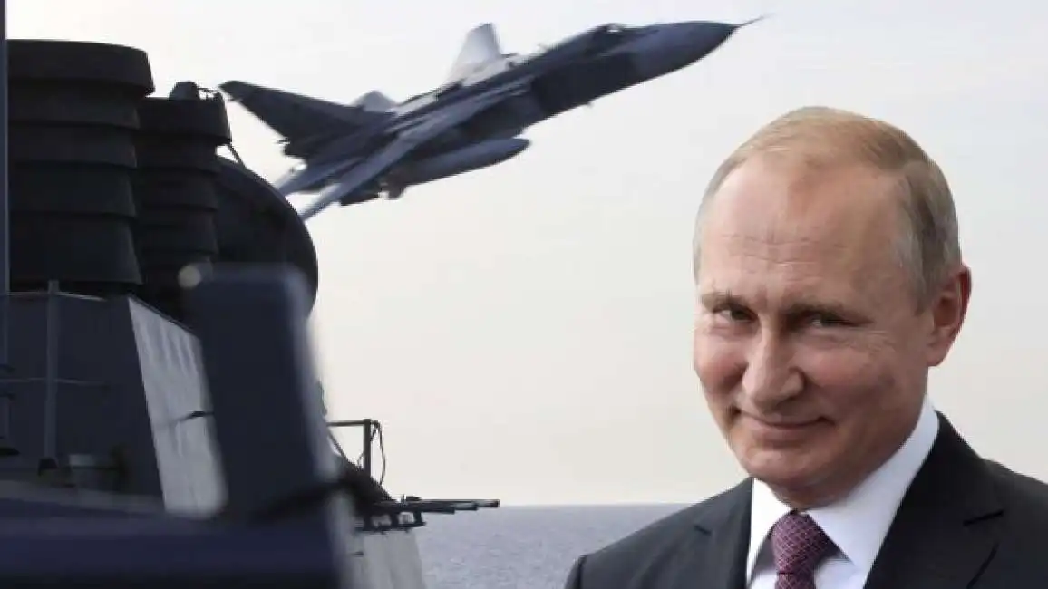 russia vladimir putin caccia jet navi da guerra ucraina 