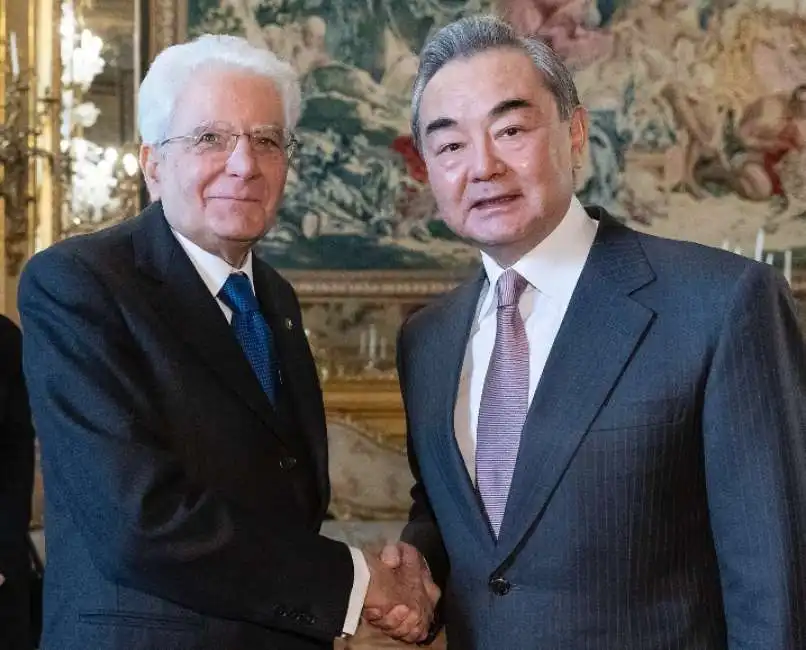 sergio mattarella wang yi 