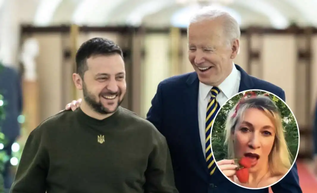 volodymyr zelensky joe biden maria zakharova 