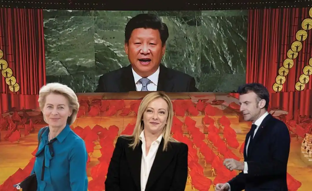 xi jinping cina emmanuel macron giorgia meloni ursula von der leyen