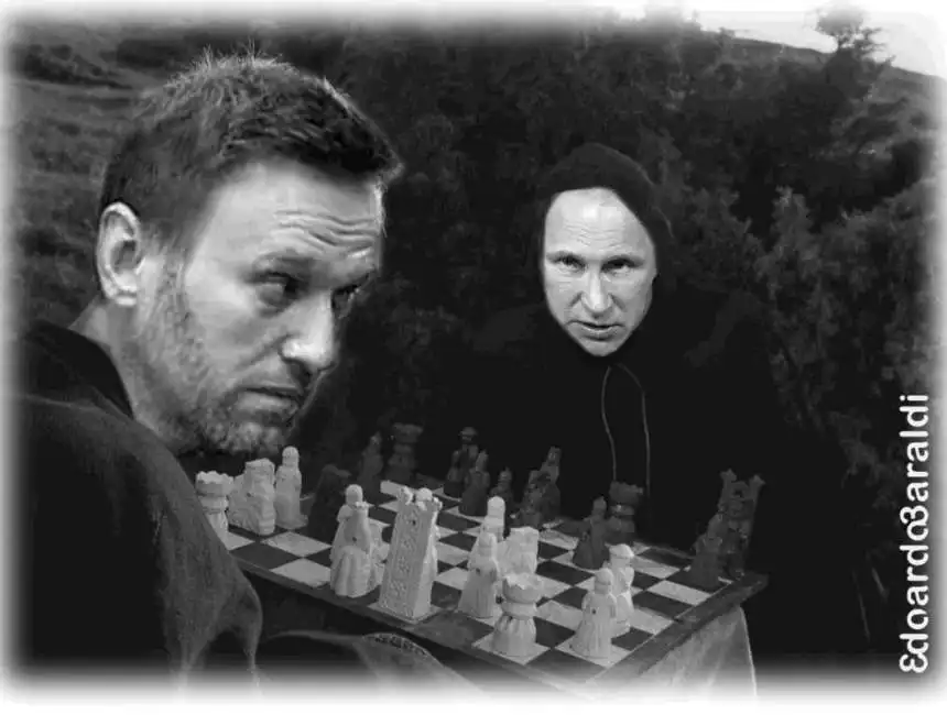 alexei navalny e vladimir putin - by edoardo baraldi 