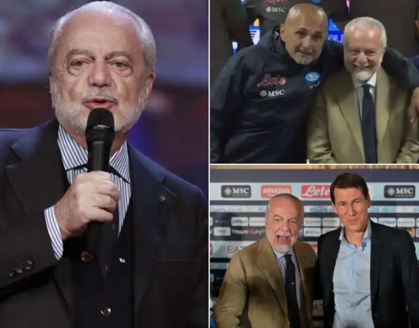 aurelio de laurentiis rudi garcia luciano spalletti