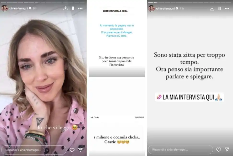 chiara ferragni corriere della sera