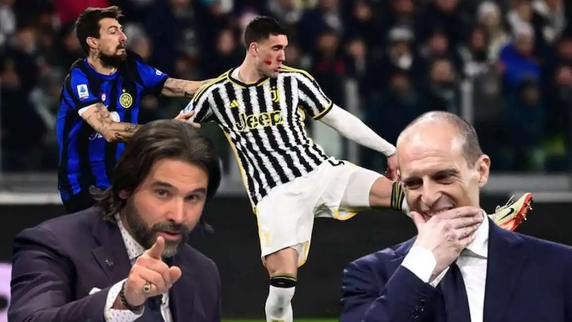 daniele lele adani inter juve massimiliano max allegri