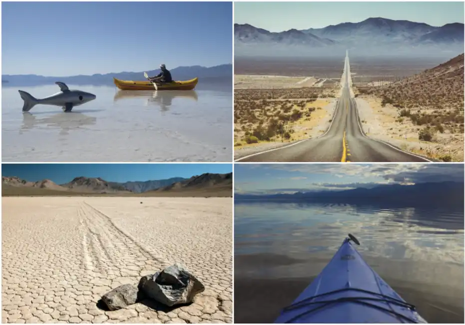 death valley piogge kayak