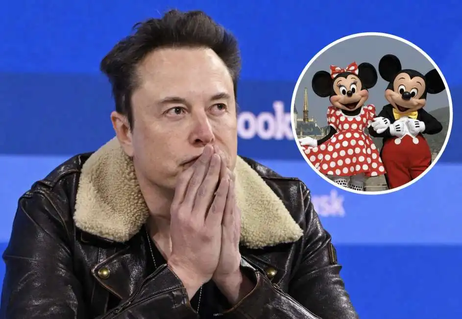 elon musk disney topolino 